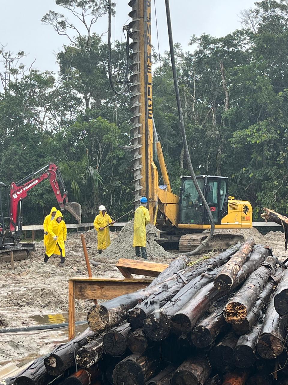 Equipamento em operação
